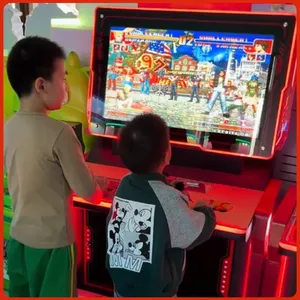 Large Moonlight Treasure Box Arcade Fighting Game - King of Fighters '97 Nostalgic Street Fighter Two - Player Desktop Coin - Operated Joystick Video Game Machine thumbnail-2