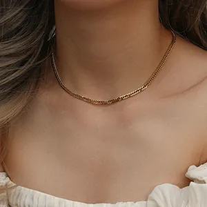 Stainless Steel Necklace for Wedding Jewelry Sets, 304 Stainless, Rose Gold Plated, 20 Inch, Bulk Wholesale to Retailers thumbnail-1