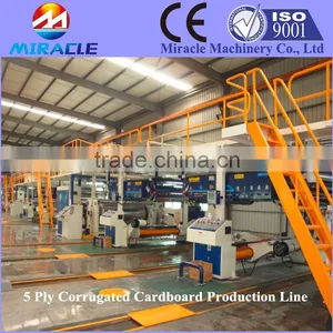 Corrugated Cardboard Production Line for Sale, Fluted Cardboard Making Machine thumbnail-4