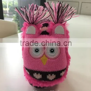 Lovely Funny Animal Ear Muffs Warm Winter Knitted Ear Muff Ear Protection for Kids thumbnail-1