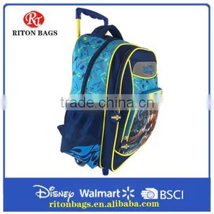 New Custom Cartoon Character Design of Trolley School Bag for Teenagers thumbnail-3