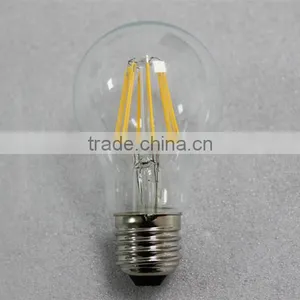 TUV CE High Quality Epistar 6w E27 B22 A60 Led Filament Bulb thumbnail-3