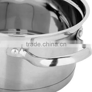 Stainless Steel 201 Thin Handles Induction Korean Mini Cooking Pot Cookware Set thumbnail-5