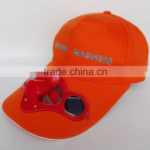 5 Panel Custom Solar Fan Hat for Summer thumbnail-2