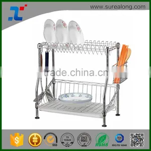 SUREALONG High Quality Home Storage Kitchen Organization Metal Wire Shelving thumbnail-5