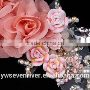 DIY Bridal Tiara Simulation Headdress Flower WeddinDIY Bridal Tiara Simulation Headdress Flower is Tasted Wedding Accessories thumbnail-2