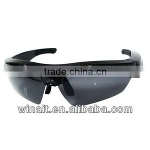 Hot Selling Stereo Type Bluetooth Sunglasses With MP3 Player Rechargeable Li Battery thumbnail-1