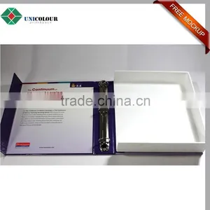 2016 New Design Cardboard File Folder Metal Ring Binder Clip thumbnail-3