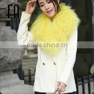 Factory Direct Wholesale Mogolian Lamb Fur Collar /fur Accessories /fur Collar thumbnail-4