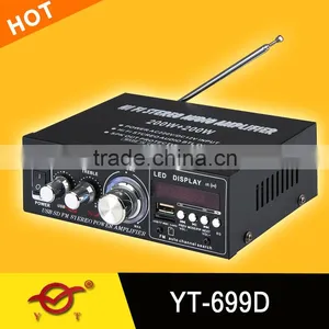 Small Car Amplifier Class d 1500w YT-699D With Usb sd thumbnail-3