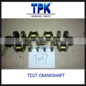 TD27 TD27T Forged Steel Crankshaft, Cast Crakshaft 12201-6700 12200-65300 12200-F4000 thumbnail-4