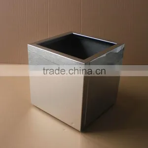 Audemar Decorating 1.2MM Thickness Stainless Steel Living Wall Planter In Mirror Face thumbnail-1