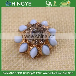 New Arrival Flower Colorful Pearl Shank Button 15771 thumbnail-1