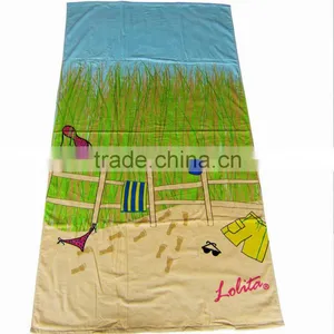 Reactive Printing Beach Towel thumbnail-1
