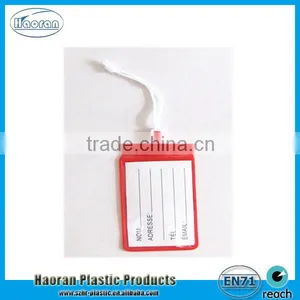 Shinny Round Shape Soft PVC Luggage Tags thumbnail-2