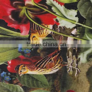 New Animal and Flower Digital Product Poplin Printing Fabric Cotton Textiles thumbnail-5