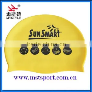 Eco-friendly Adult Customized Swimming Caps Silicone thumbnail-3