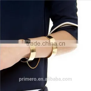 New Euro-American Vintage Two-ring Chains Arm Bangles Alloy Multilayered Bracelet thumbnail-2