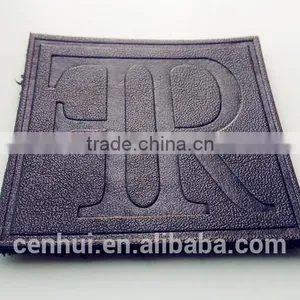 Custom Good Quality Printed pu Leather Labels thumbnail-1