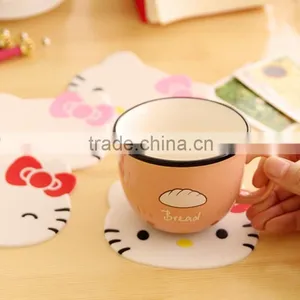 Home Decoration Cute Cat Silicone Cup Mat thumbnail-1