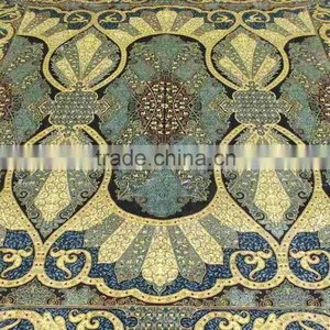 Hand Knotted Persian Carpets In Stock 6'x9' Handmade Silk Persian Rug For Hotel ,Home Use thumbnail-4