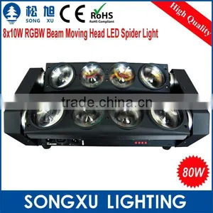 Wholesale 8x10w Rgbw Beam Led Spider Light Moving Head Light thumbnail-3