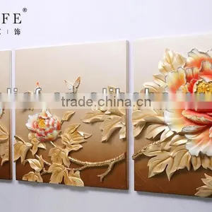 Best Selling Factory Wholesale Yellow Flowers Oil Painting/ thumbnail-1