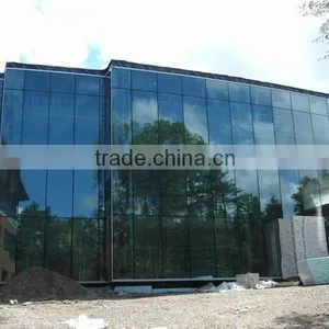6mm Toughened Glass Curtain Wall, Exterior Glass Wall Panels thumbnail-3