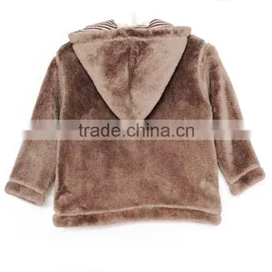 2016 Fashion Baby Wearing Hoodie Fleece Hoodie for Boys With Chest Cartoon Monkey thumbnail-2