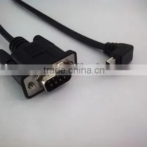 Durable DB9 M to MINI USB Bent up Conversion Cable thumbnail-1