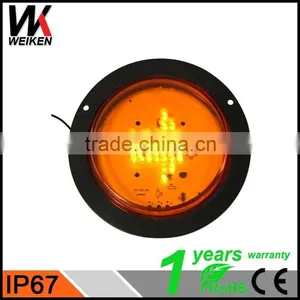 WEIKEN Round Auto Parts Rear Lamp Taillight Led Tractor Rear Light Truck Tail Light thumbnail-1