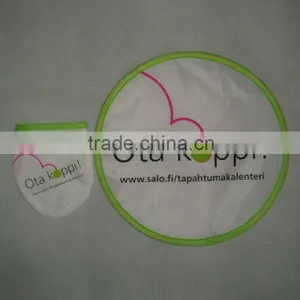 China Cheap Custom Nylon Polyester Folding Custom Foldable Frisbee thumbnail-3