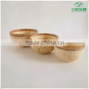 Natural Bamboo Rice Bowl Three Sizes thumbnail-1