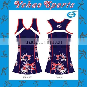 New Design Netball Dress for High School Team thumbnail-1