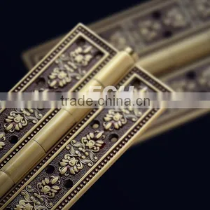 China Hardware Hotel Retro Style Copper Brass Type of Door Hinge thumbnail-4