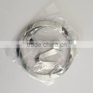 Custom Hot Sale 3D Self-adhesive Shiny Silver ABS Plasitic Chrome Car Logo,car Logo thumbnail-5