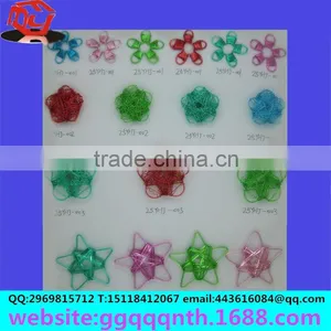 Christmas Gift Lamp Household Hardware Accessories Round Wire Flower Earrings Pendant Hanging Ornament thumbnail-4