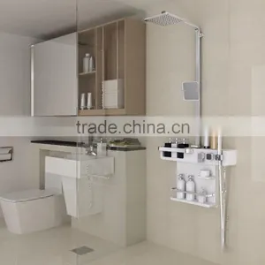 Shower Set - Rain Shower Head, Hand Shower & Storage Shelf (Model: Cebien 'Garo UD-P') thumbnail-2