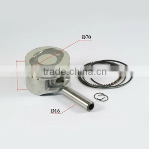 250cc Motorcycle Watercooling Engine LC170MM Piston Rings 70mm thumbnail-1