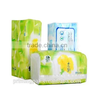 Toilet Paper Plastic Packaging Film Rolls With Custom Size and Logo Printed thumbnail-2