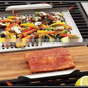 Square Grill Grid With Plank Holder , BBQ Grids thumbnail-1