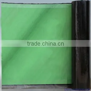 Apple Green HDPE Self-adhesive Bitumen Waterproof Membrane for Building Roofing/underground/bridge /tunnel/pool/parking thumbnail-2
