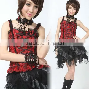 Lace Bodice Vest Top Gothic Lolita 61229 thumbnail-1