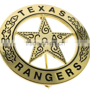 Low Price Cheap Gold Badge Custom Metal Badge thumbnail-4