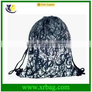 Women Mochila Man Gym Bags Travel Backpack Type Printing Drawstring Shopping Bag thumbnail-1