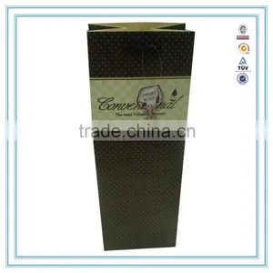 NEW Year Hot Custom High Quality & Cheap Wine Paper Bag in Gift Paper Bag thumbnail-2