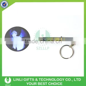 Brand Name Logo Led Light Keyring Projector Torch thumbnail-4