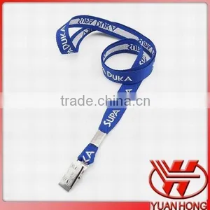 Polyester Material Custom Key Woven Lanyard no Minimum Order thumbnail-1