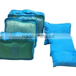 Small Moq Set Packing Cubes, Polyester Travel Storage Organizer Set for Cloth and Sundries With Laundry Bag thumbnail-2