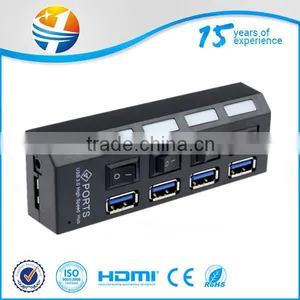 USB 3.0 to 4 Ports USB 3.0 USB Hub for PC Computer Laptop Smart Phone thumbnail-1